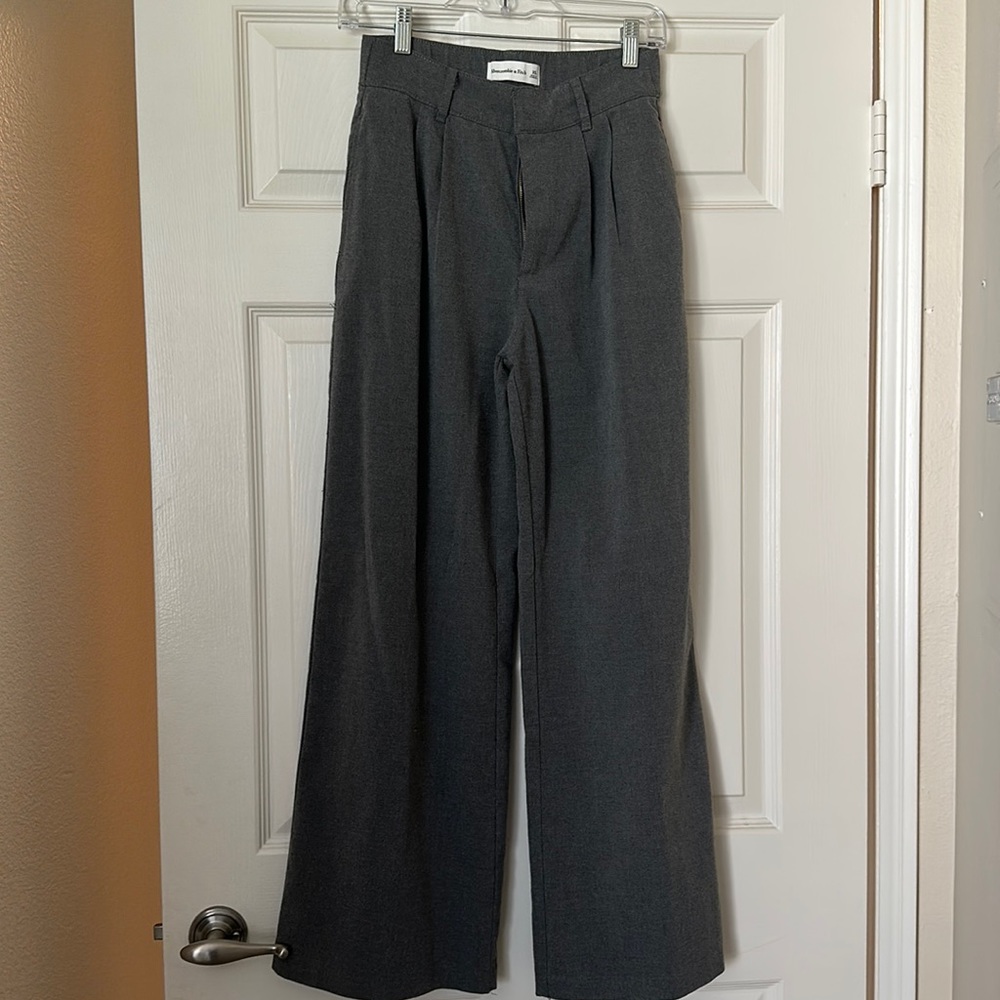 Abercrombie Wide Leg Trousers - XS Short